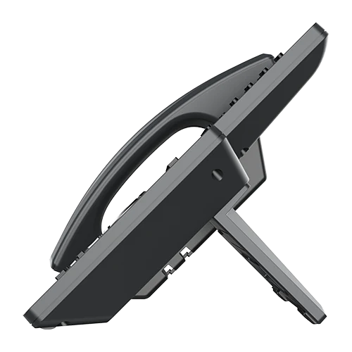 Side view on its stand